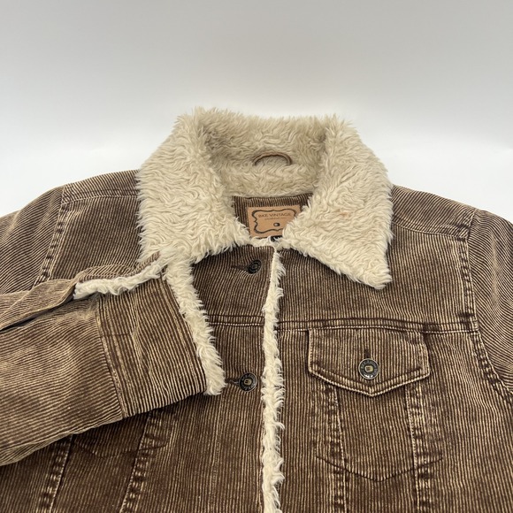 Buckle Other - BKE Buckle Corduroy Jacket Mens M Sherpa Lined Trucker Western Rodeo Cowboy LS